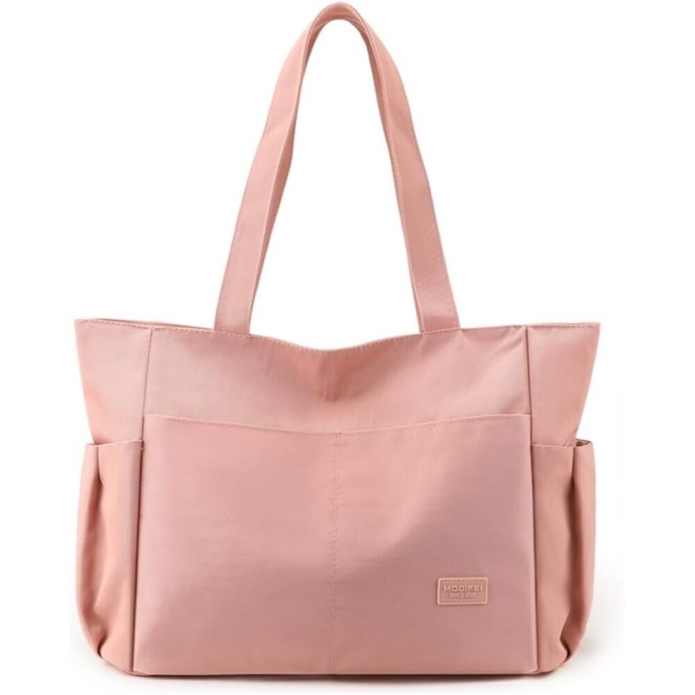 Women's Pink Large Purse Tote Bag Lightweight Handbag Satchel Shoulder Bag